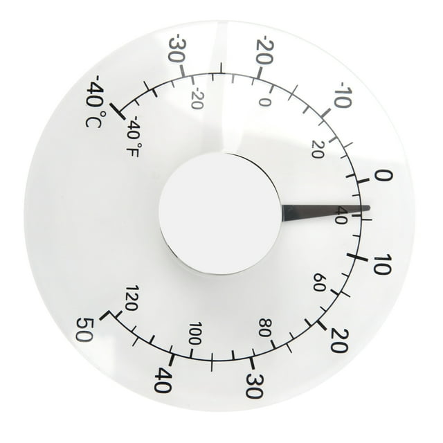 Medidor de temperatura, termómetro para exteriores, adhesivo, termómetro transparente, medición de temperatura, valor inmejorable