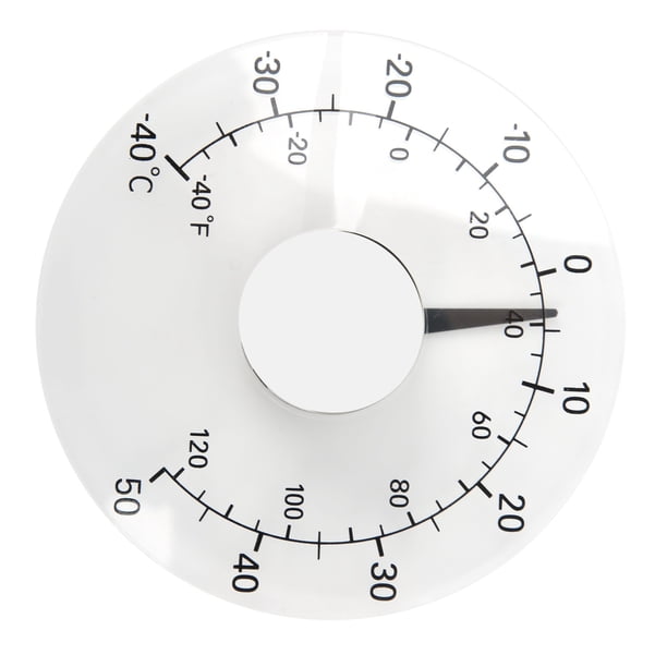 Medidor de temperatura, termómetro para exteriores, adhesivo, termómetro transparente, medición de temperatura, valor inmejorable
