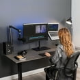 thumbnail image 5 of VIVO Black Laptop & Monitor Desk Stand with Glass Base, Fits up to 32" Screen, 5 of 9