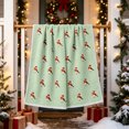 thumbnail image 6 of Christmas Hand Towels for Bathroom Set of 2, 100% Quick Dry, 3D Embroidered, 15.7"x23.6", Green, 6 of 6
