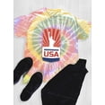 thumbnail image 3 of Independence Usa Emblem Tie Dye Spiral Men -Image by Shutterstock, Male x-Large, 3 of 4