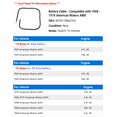 thumbnail image 2 of Battery Cable - Compatible with 1968 - 1970 American Motors AMX 1969, 2 of 2
