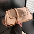 thumbnail image 1 of Bolso bandolera para mujer PU Laser Gloss Satchel Bags para regalo de cumpleaños (oro rosa), 1 of 8