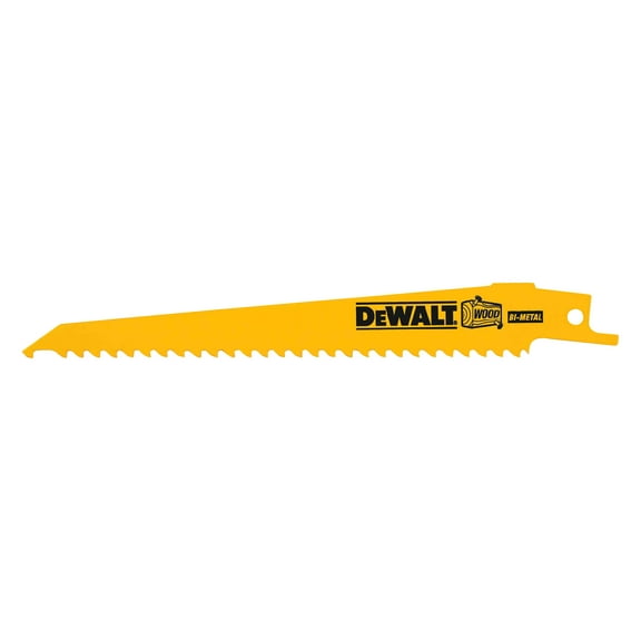 DeWALT DW4802 - 6" 6 TPI Wood Cutting Reciprocating Saw Blade