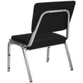 thumbnail image 4 of Flash Furniture HERCULES Series 1000 lb. Rated Black Antimicrobial Fabric Bariatric Medical Reception Chair with 3/4 Panel Back, 4 of 6