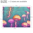 thumbnail image 2 of Jellyfish Polyester Kitchen Rug – Durable Floor Mat for Kitchen – Comfortable Cushioned Rug for Standing –Kitchen Mat for Home and Office – Modern Kitchen Decor, 2 of 6