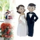 thumbnail image 3 of Pareja Estatuilla Estatua Abrazada Amantes Ornamento Boda Aniversario Regalos G Sunnimix Figura de resina de pareja de amor, 3 of 6