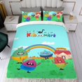 thumbnail image 4 of Los Kiboomers Conjunto de sábanas temático, trío de piezas, cómodo y amigable con la piel, diseño único, regalo de decoración para el hogar para familiares, amigos y fans,135cm *200cm, 4 of 6