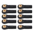 10Pcs RC Tie Rod Ball Head Durable Plastic Light Weight Wear Resistant