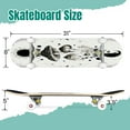 thumbnail image 2 of 31'' Complete Skateboard 7 Layer Canadian Maple Double Kick Deck Skateboards Mushrooms Mystical mushrooms Poster Skate Board for Beginner Adult Gifts, 2 of 5