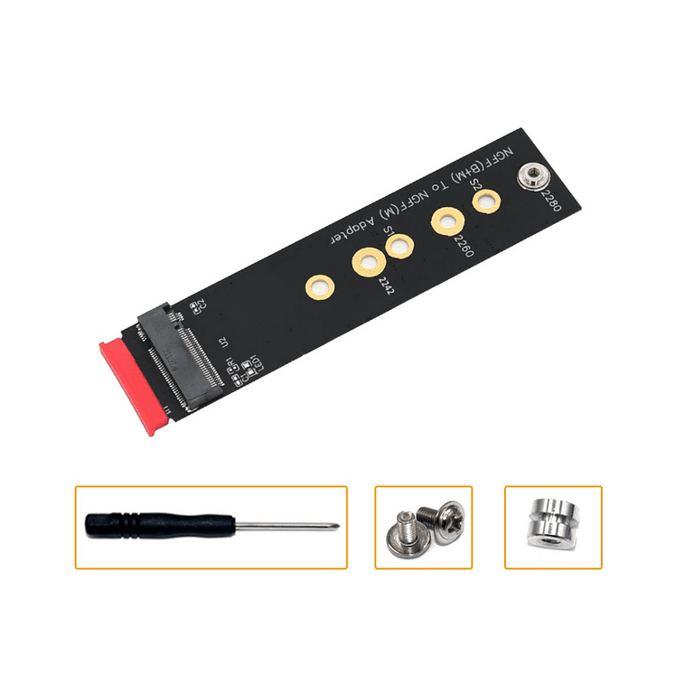 Adaptateur M.2 NVMe M-Key B+M 2230 à 2242 - Support D'extension, Marque SODIAL, Neuf