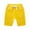 Yellow, variant on PINQI Child Summer Shorts Kids Toddler Baby Girls Boys Solid Spring Summer Elastic Waist Drawstring Shorts Ruffle Clothes for 1 to 9 Years
