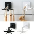 thumbnail image 2 of CAROOTU 360 Degree Rotating Folding Hook Durable Storage Rack with 6 Hooks Kitchen Supplies, 2 of 7