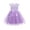 Purple Flower, variant on Arshiner Toddler Dress Girls Summer Ruffle Sleeve Mesh A Line Formal Party Tulle Dresses with Pockets Black