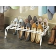 thumbnail image 3 of Whitmor 6780-5440-WHT 15.75" x 22" White 9 Pair Shoe Rack, 3 of 3