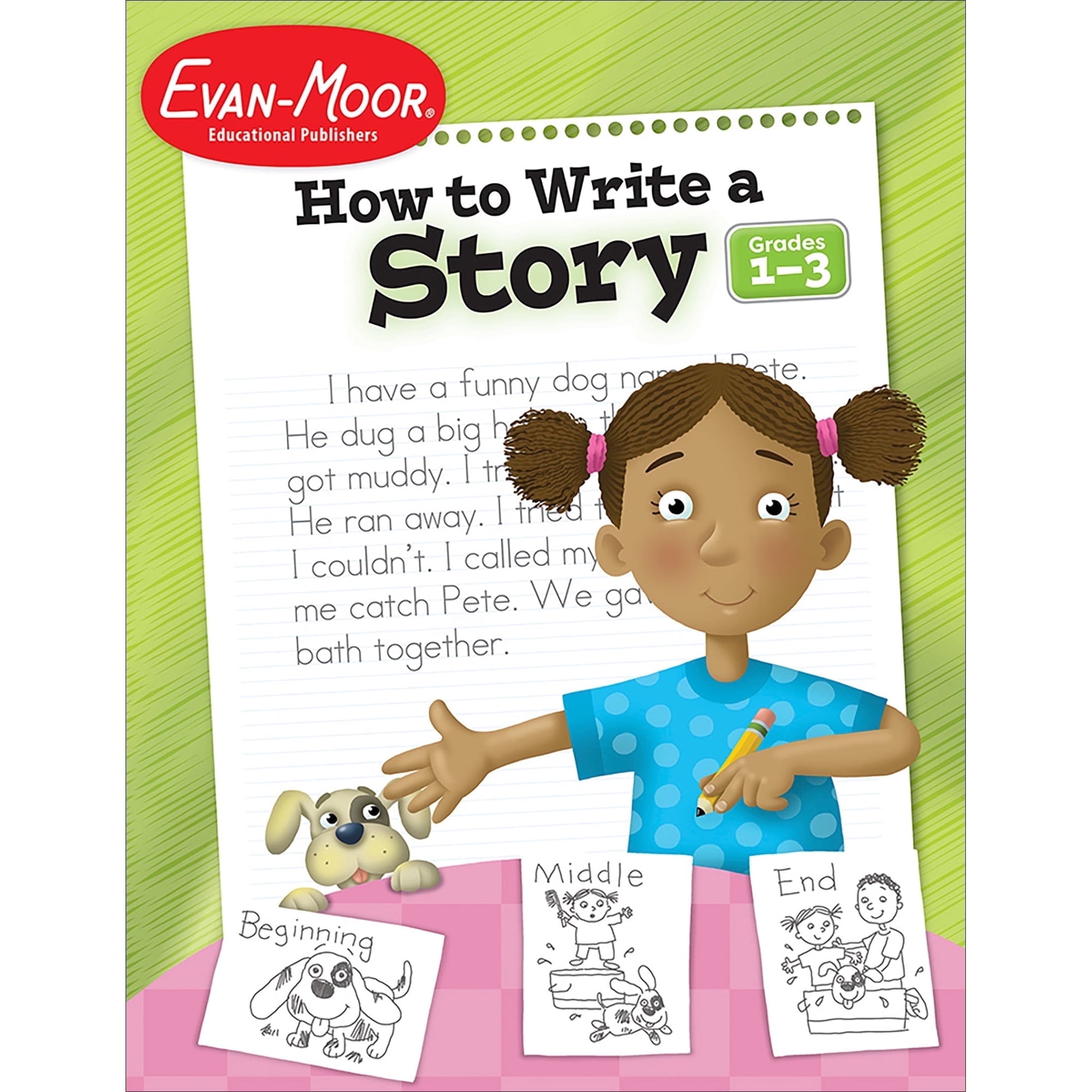 Evan-Moor How to Write A Story, Grade 1 - 3 Teacher Resource