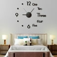 thumbnail image 5 of JOGZMZ Luminous Frameless Analog Wall Clock DIY Wall Clock Silent Non-Ticking Acrylic Modern Style Battery Operated Wall Clock for Living Room, Bedroom Indoor Use, 5 of 9