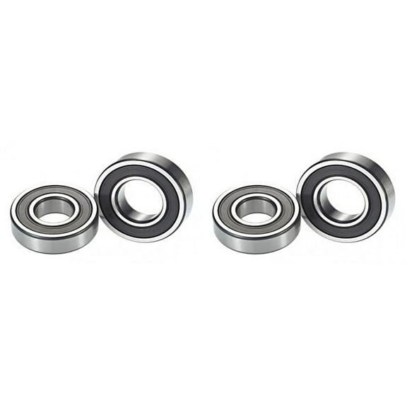 HOMEMAXS 4 pcs 6203-2RS Shielded Deep Groove Ball Wheel Bearing ATV DIRT BIKE
