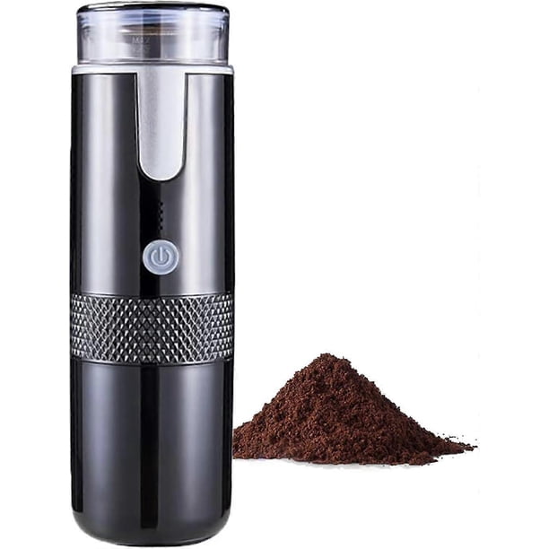 Portable Espresso Machine, Cordless Electric Coffee Maker, for Car Travel, Camping, Boating, Hiking (Black)