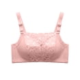 thumbnail image 6 of Levmjia Womens Wireless Bra Lace Solid Color Square Neck Adjustable Thin Straps Plus Size Seamless Lift Support Padded Daily Casual Outfits Spring Summer Daily Wear Elegant, 6 of 6