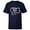 Navy, variant on Lilo & Stitch Techno Time Travel Earthbound - Short Sleeve T-Shirt for Kids - Customized-White