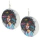 thumbnail image 1 of 2 Pendientes De Madera Con Forma De Gota Para Mujer, Joyería Para Vestir Estilo A Hugo Pendientes de madera redondos, 1 of 10