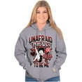 thumbnail image 4 of Kanji Betty Boop Unafraid To Be Me Zip Hoodie Sweatshirt Women Brisco Brands M, 4 of 5