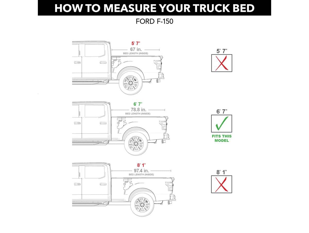 Truxedo by RealTruck Lo Pro Soft Roll Up Truck Bed Tonneau Cover | 598101 | Compatible with 2009 - 2014 Ford F-150 6' 7" Bed (78.8")