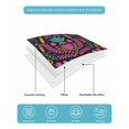 thumbnail image 5 of Quilts Twin XL Size, Colorful Mexico Soft Comforter Bedding Set for Bed, Modern Abstract Flowers Leaf Orange Pink Lightweight Quilted Bedspread with Pillow Cover(2 Pieces) for All Season, 68x98 Inch, 5 of 6