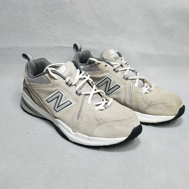 New Balance 608 Training Sneakers Shoes Gray Suede Mens Sz 10.5 Medium MX608UG5