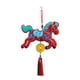 thumbnail image 1 of Decoraciones de la Puerta de Pascua Año de Caballo Bolsa Bordada 45x26cm, Paño Azul Colgante para la Pared, Coche, Bolsa Colgante, Regalo Festivo, 1 of 6