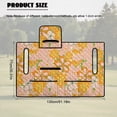 thumbnail image 5 of Psesaysky Golf Cart Seat Covers with 4 Pockets Tropical Orange Floral Non-slip Seat Blanket Golf Cart Accessories Decor for Women Men, Suits Yamaha, Club Car and Other 2 Person Seats, 5 of 8