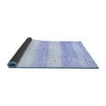 thumbnail image 2 of Ahgly Company Indoor Square Solid Blue Modern Area Rugs, 5' Square, 2 of 4
