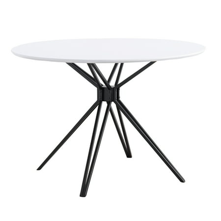 Round Contemporary Natural - Atticus Round Dining Table, Multiple Finishes