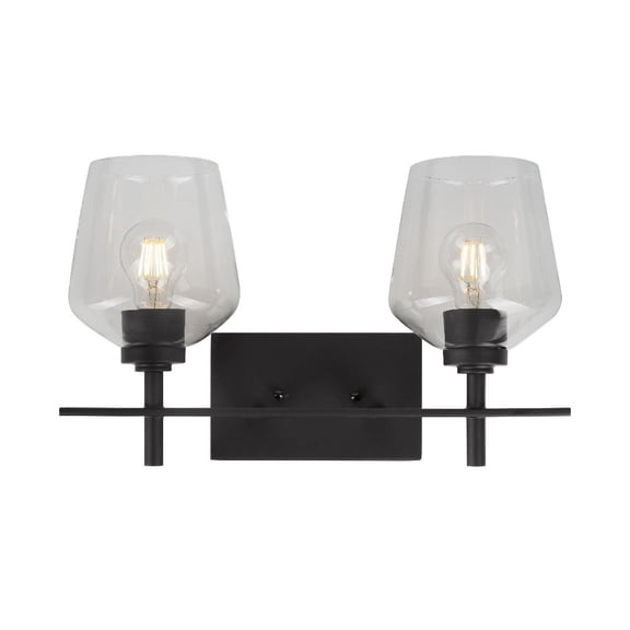 Forte Lighting - Chalice - 2 Light Bath Vanity In Transitional Style-9.5 Inches