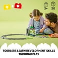 thumbnail image 4 of LEGO DUPLO Town Train Tunnel and Tracks Expansion Set - 10 Extra Pieces of Train Tracks - Preschool and Toddler Train Set, Ages 2+ - Building Toy for Boys and Girls - 10425, 4 of 8