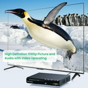 HD DVD Player for Home, CD DVD Players, WONNIE DVD Players for TV with HD/AV/Coaxial Output &USB Input, Built in PAL/NTSC System, Breakpoint Memory, HDMI and RCA Output Cable Included