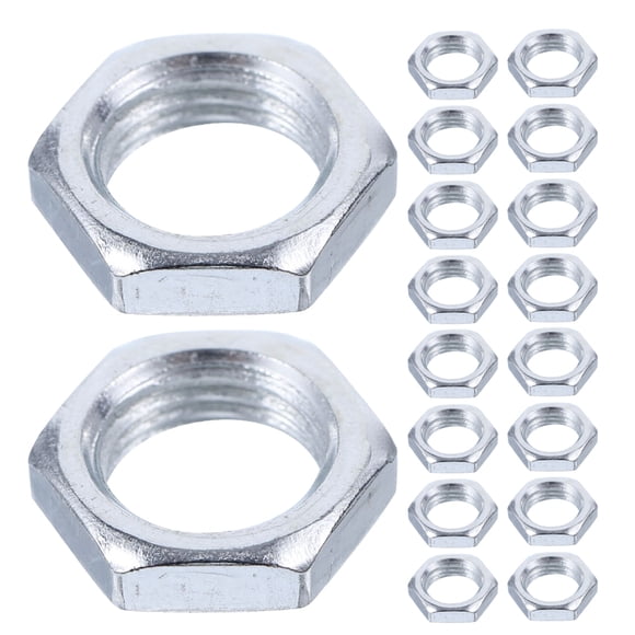 Shisuyan 200pcs Lamp Nut Hex Locknut M10 Hexagon Lock Nut Hexagon Locknut Fastener For Lamp Rod