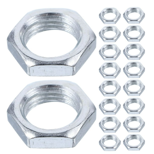 200 Uds tuerca de lámpara tuerca de seguridad hexagonal M10 tuerca de seguridad hexagonal sujetador para varilla de lámpara