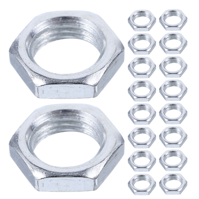 Shisuyan 200pcs Lamp Nut Hex Locknut M10 Hexagon Lock Nut Hexagon Locknut Fastener For Lamp Rod