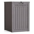 thumbnail image 2 of CRO Decor PP Material Outdoor Package Delivery Box with Light Coffee Color, 2 of 10