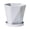 Light Gray, variant on Lightweight Plastic Flower Pots for Garden Indoor and Outdoor Plants with Drainage Holes and Trays Thickened Decorative Garden Flower Pots