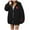 Black, variant on IWRICH Women’s Zip up Hoodies Jacket Heart Print Long Sleeve Pocketed Sweatshirts Fall Casual Fashion Pullovers Tops Grey XL