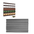 thumbnail image 3 of 10 Pcs Coffee  Strip, Plastic Wall Mounted Perforated Coffee Box Storage Strips Large Capacity Coffee  Strips  Coffee Cup Holder Strip For Small Kitchens, 3 of 8