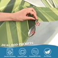 thumbnail image 5 of Yayeee Kitchen Curtains Tier Set of 2 Light Filtering 57"x36" Over Sink Window Panels, Light Green Martini, 5 of 7
