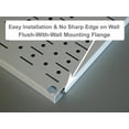 thumbnail image 6 of Wall Control Pegboard Garden Tool Board Organizer with Metallic Pegboard and White Accessories, 6 of 8