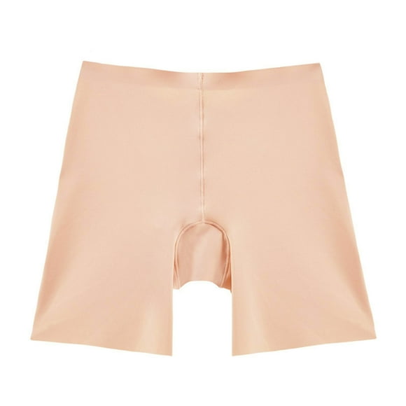 UANWENN Walking Not Rolled Edge Bottoming Pants Ice Silk Waistband Insurance Pants High Waist Belly Panties Female Womens Business Tops Comfy Bike Shorts Women Teacher Clothes Maternity Outfit Womens