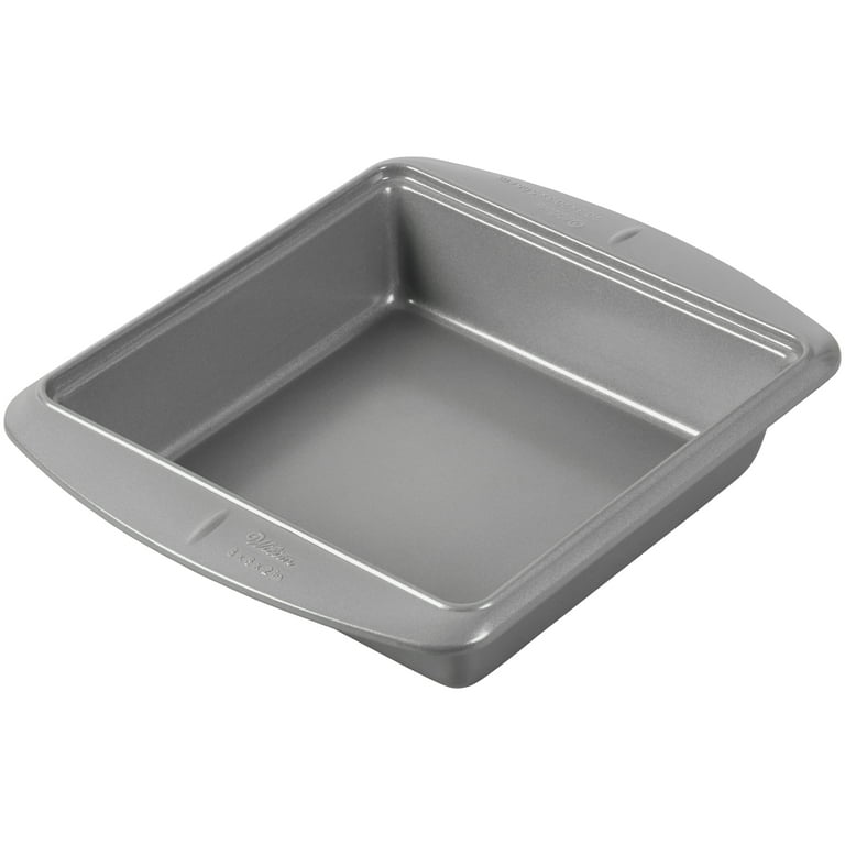Wilton 191002912 8 By 8 By 2 Square Cake Pan: Cake Pans & Baking Dishes  Square (070896560612-2)