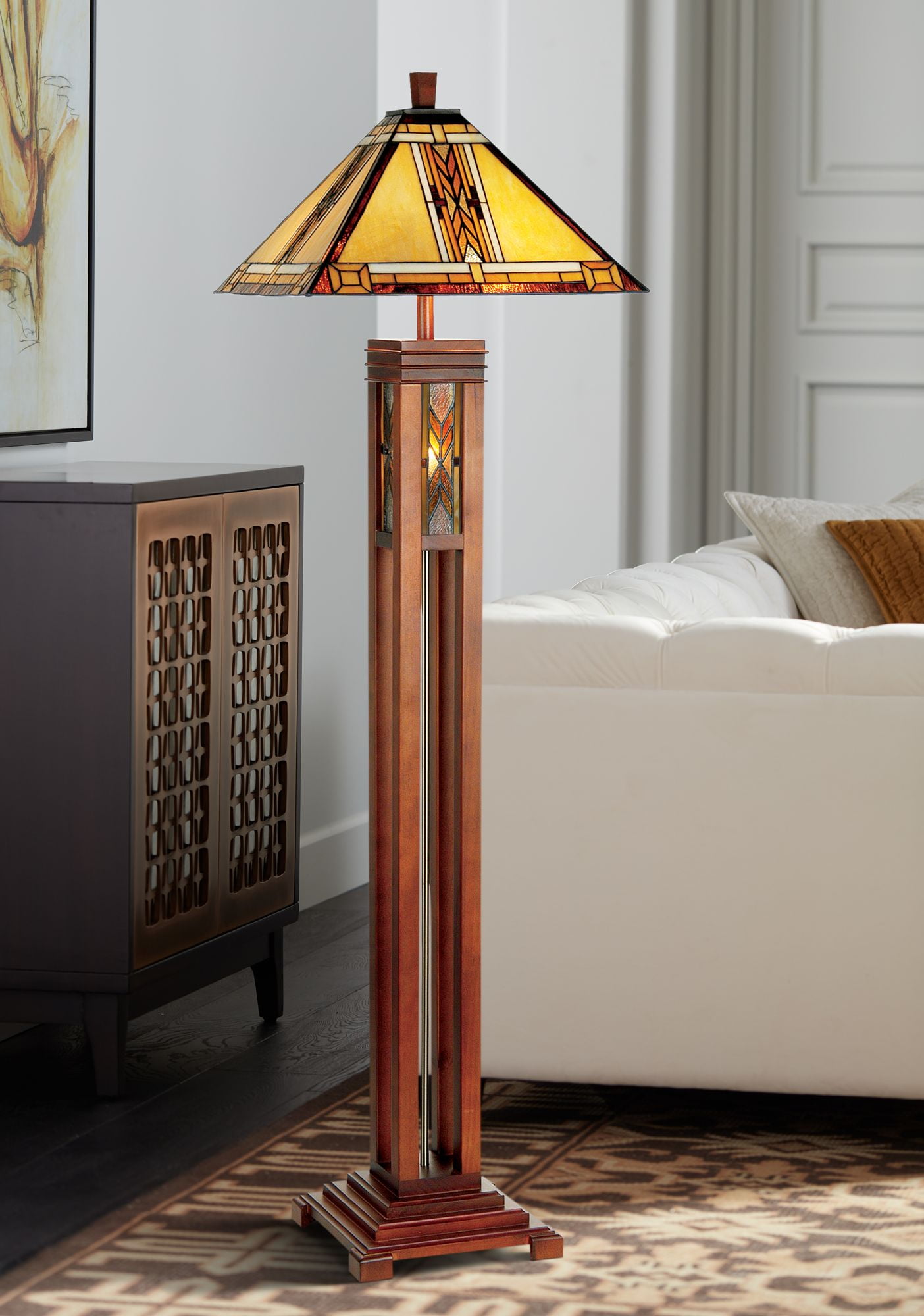 せのため MOOVIEW Tiffany Lamp Nightlight Stained Glass Tiffany Table Lamp ...