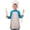 Princess and Dress, variant on Princess and Castle Pink Pattern Teens Aprons, Adjustable Neck Strap, Toddler & Teens Aprons for Cooking & Baking, 19x23.6 Inches